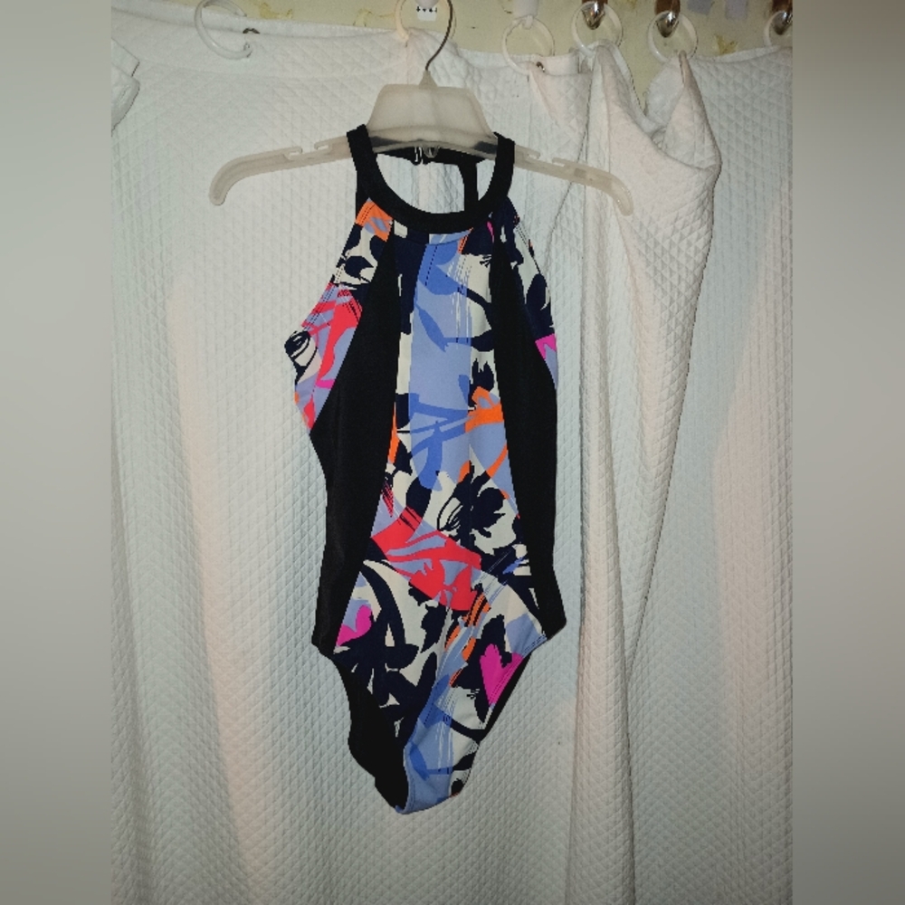 A SHORE FIT One Piece Swimsuit SIZE 10